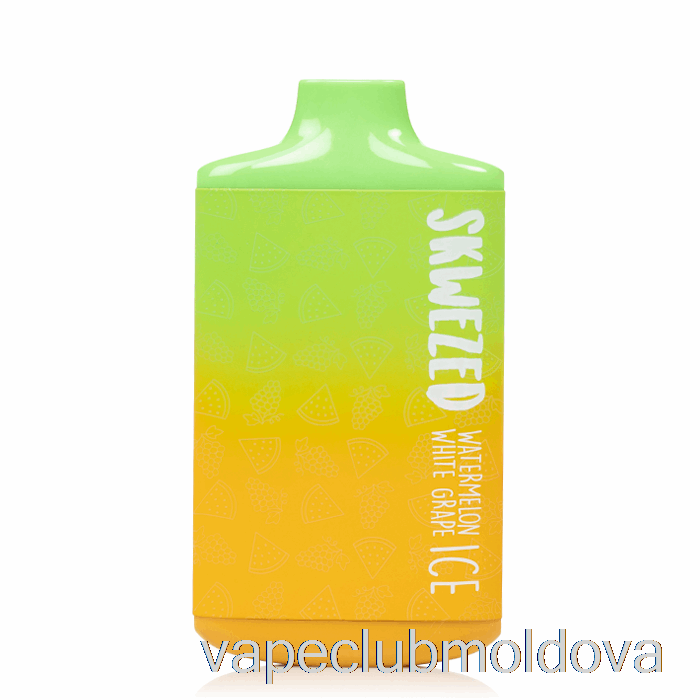 Kit Vape Pod Skwezed 5k De Unică Folosință Pepene Verde Gheață Din Struguri Albi